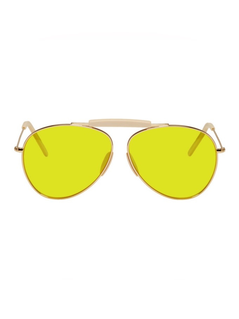 Acne Yellow Lens Aviator Sunglasses - Picture 2 of 2